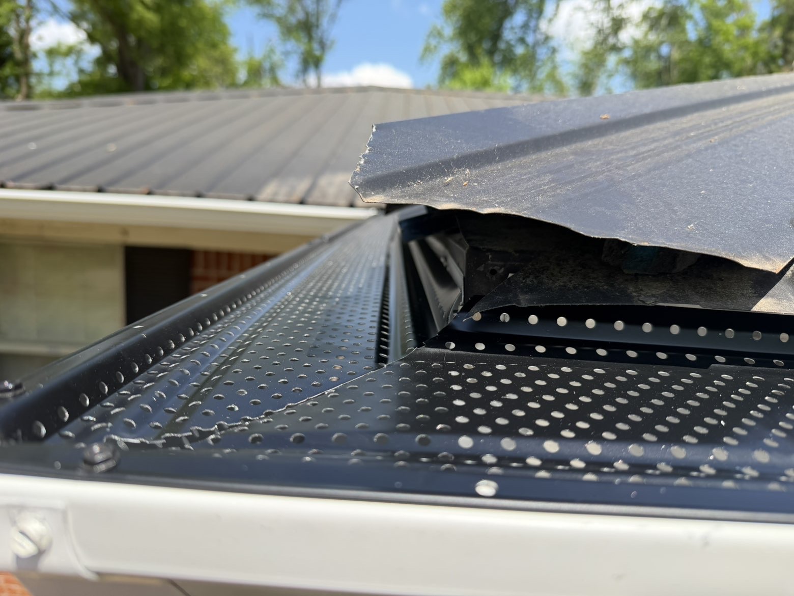 Gutter Guard Install project in Fulton, MS